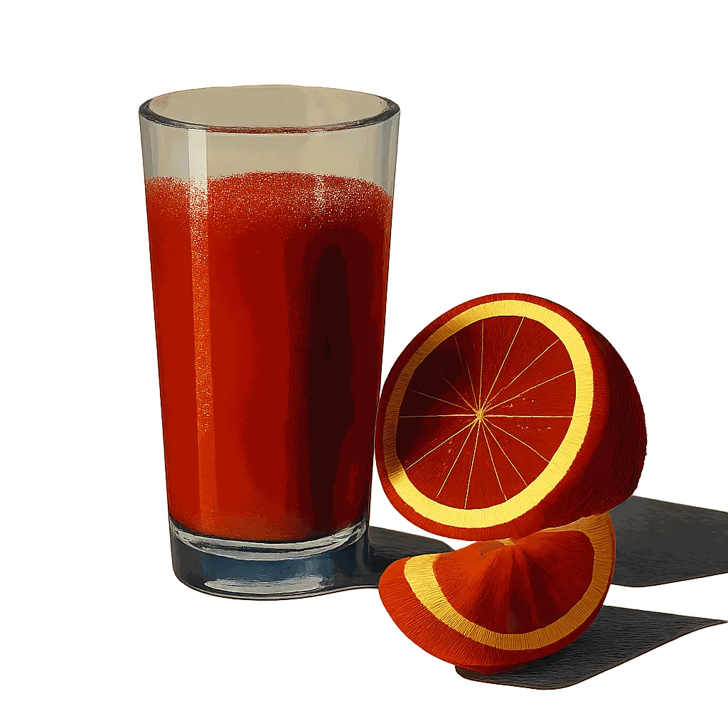 Blood orange juice
